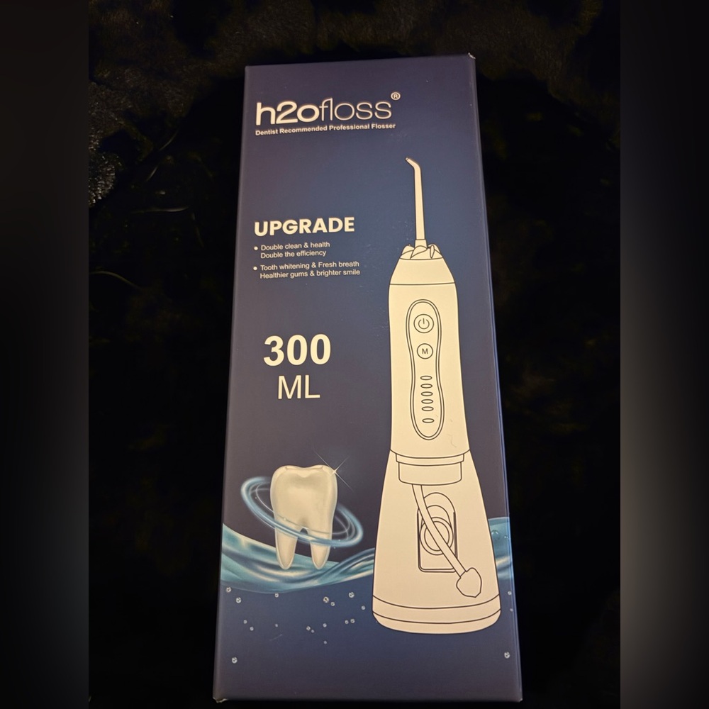 H2ofloss Water Dental Flosser Teeth Pick Cordless Portable Oral Irrigator 300ML - Picture 3 of 5